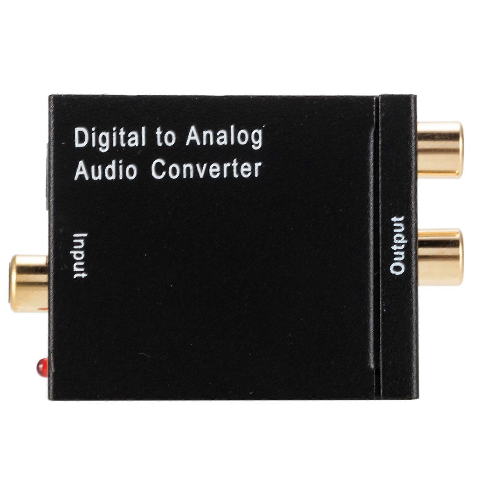 Digital to Analog Audios Converter Signal Converter Optical Converter Toslink Digital Fibers Conversion 3.5mm Adapter Multicolor
