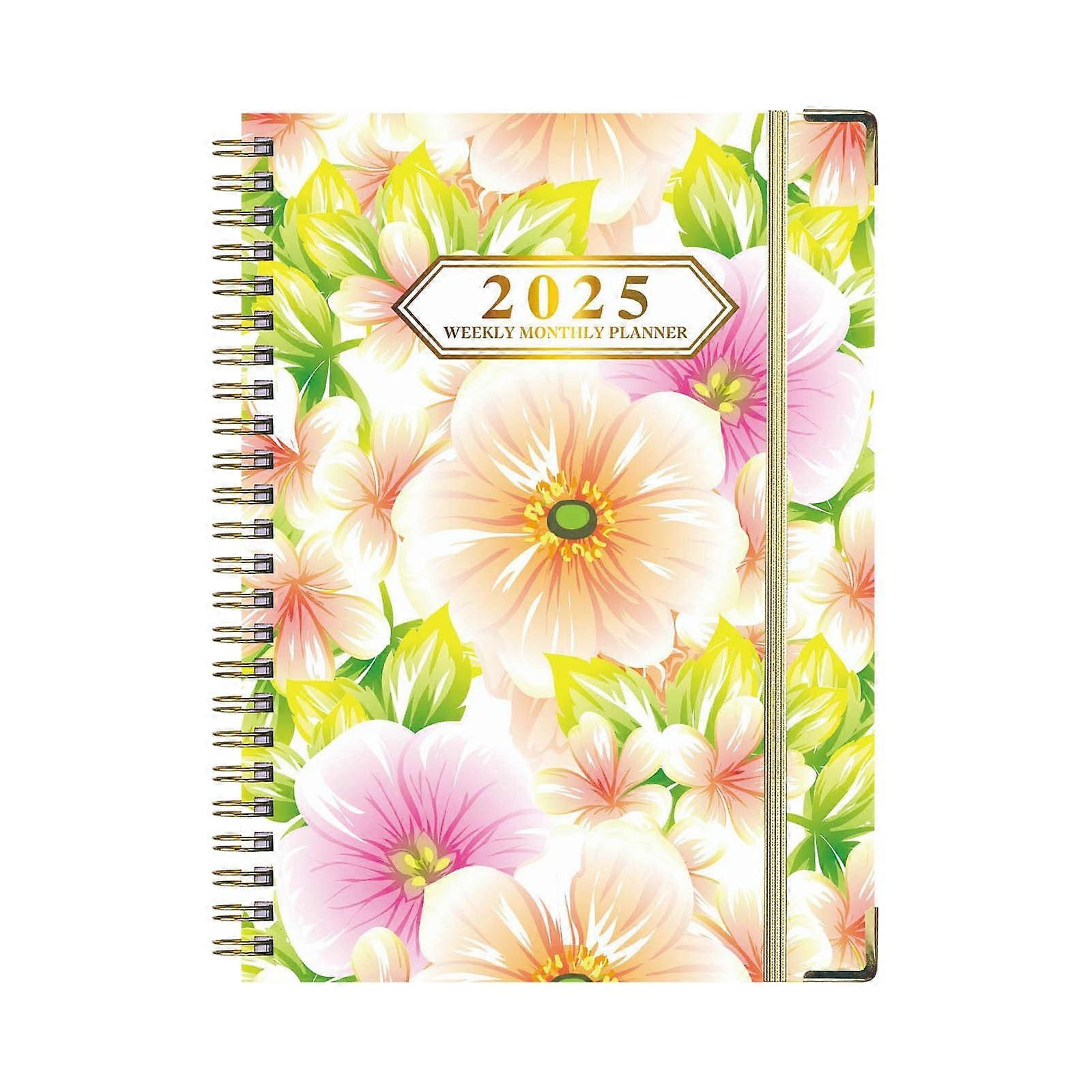 2025 English Schedule A5 Plan Book With Separating Pages Plan Notebook Coil Book