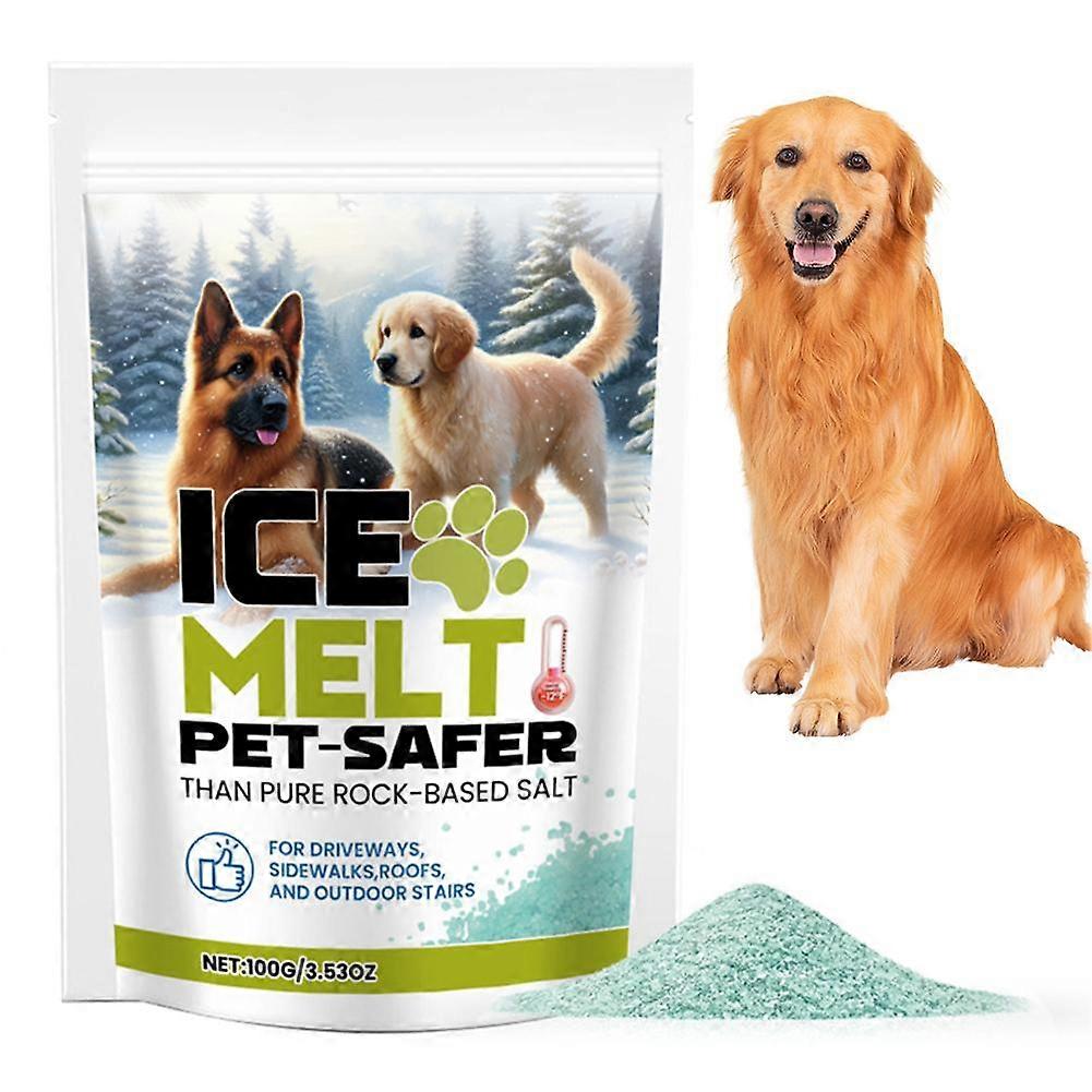 Pet-Friendly Ice Melter For Driveway, Concrete, Sidewalk, And Outdoor Spaces
