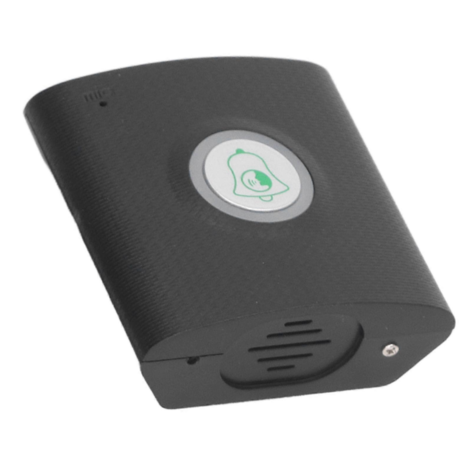 Secure Anti - Interference Wireless Voice Intercom Doorbell Outdoor Unit, Black Duplex Voice Doorbell