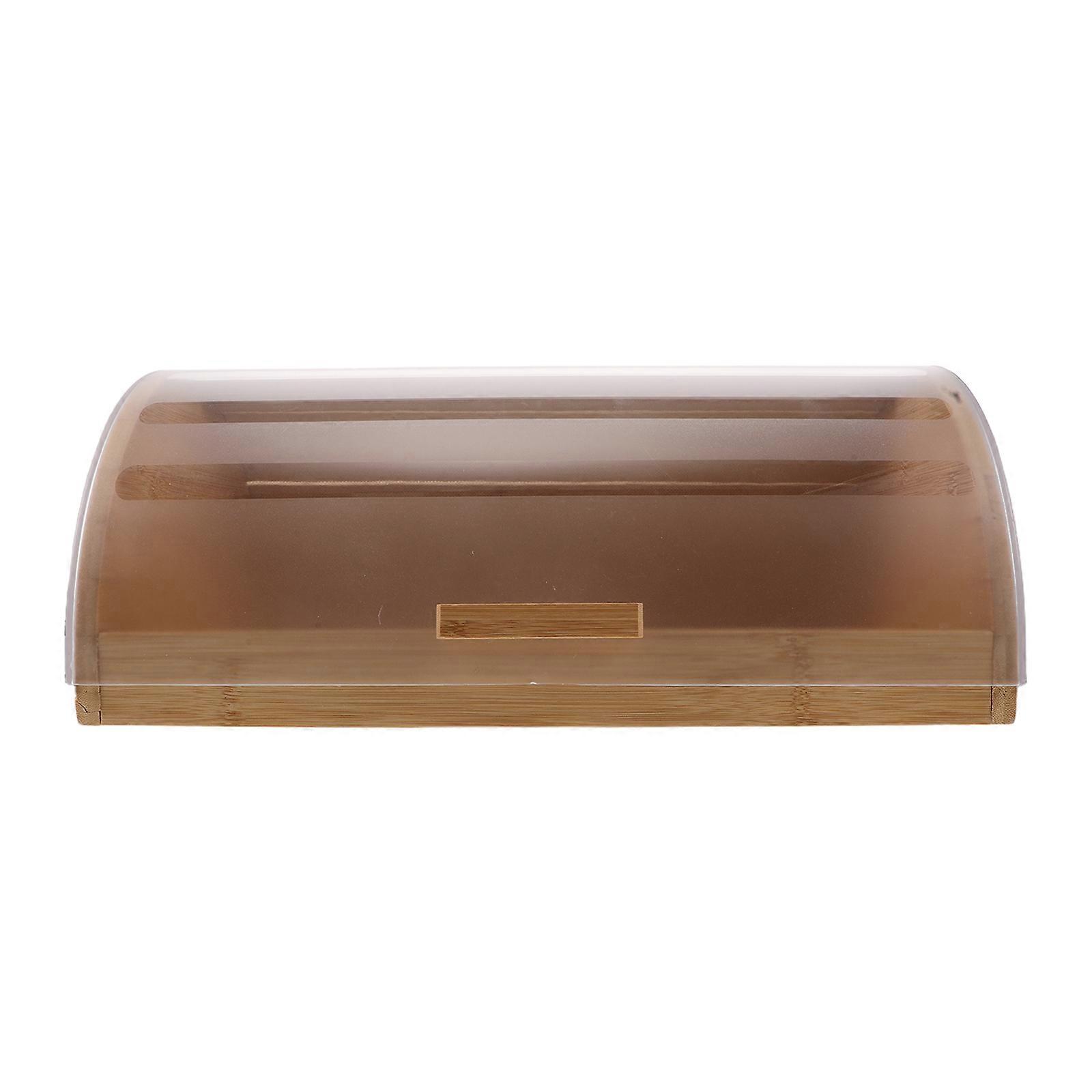 Bamboo Bread Box for Kitchen Counter Spacious Bread Storage