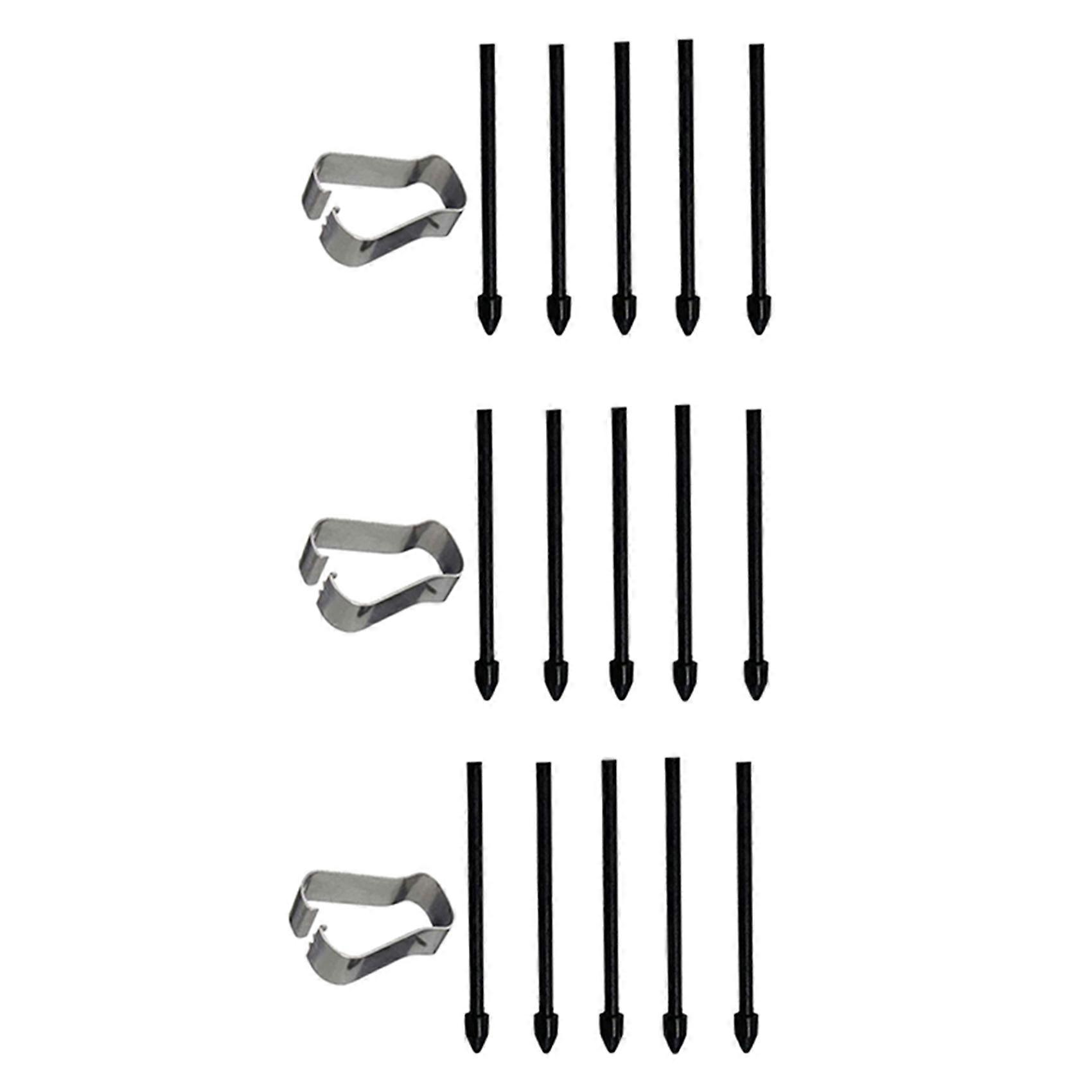 15 Pcs Stylus Refill Replacement Stylus Touch Pen Tip Substite Nib for Samsung Galaxy Note20/Note10/Tab S6/Tab S7-Black