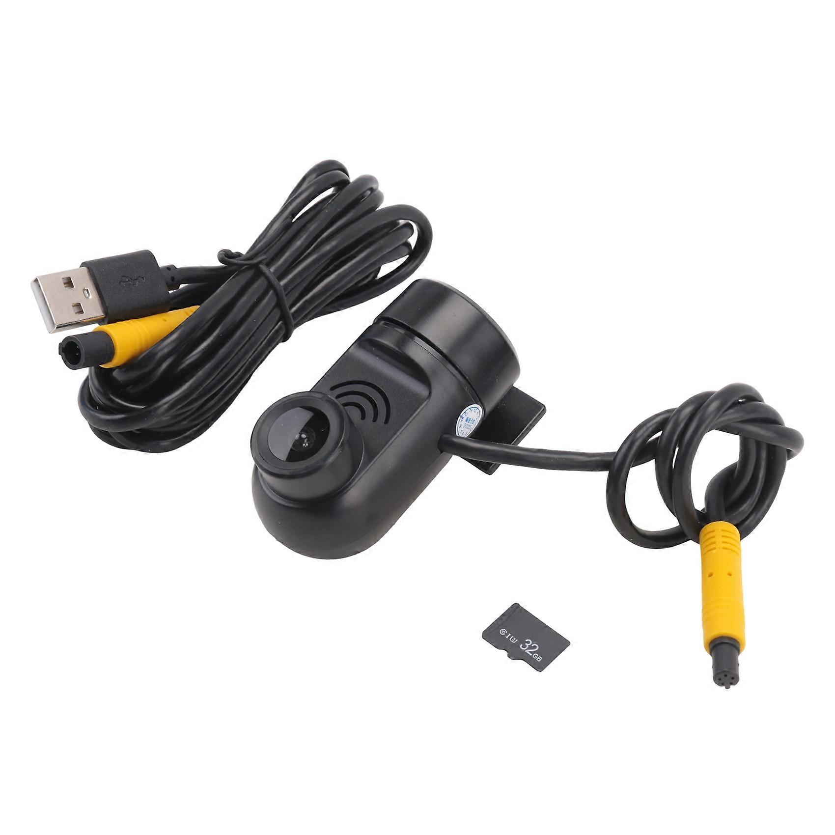 1080P HD 360° Rotating Mini ADAS Dashcam, Car Dash Camera with 32GB Card, 24H Parking Mode/Night Vision/Motion Detection