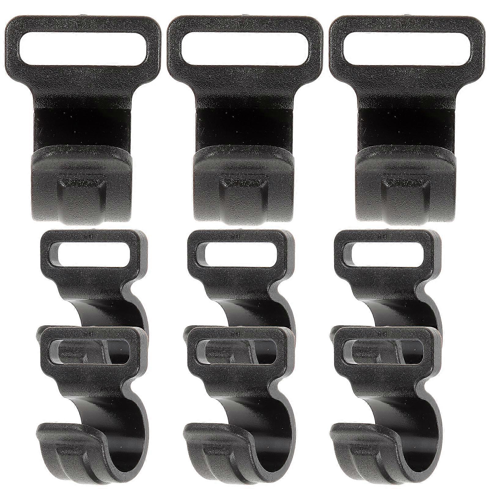 10pcs Camping Tent Hooks Canopy Windproof Hooks Plastic Connection Hooks Pole Hooks