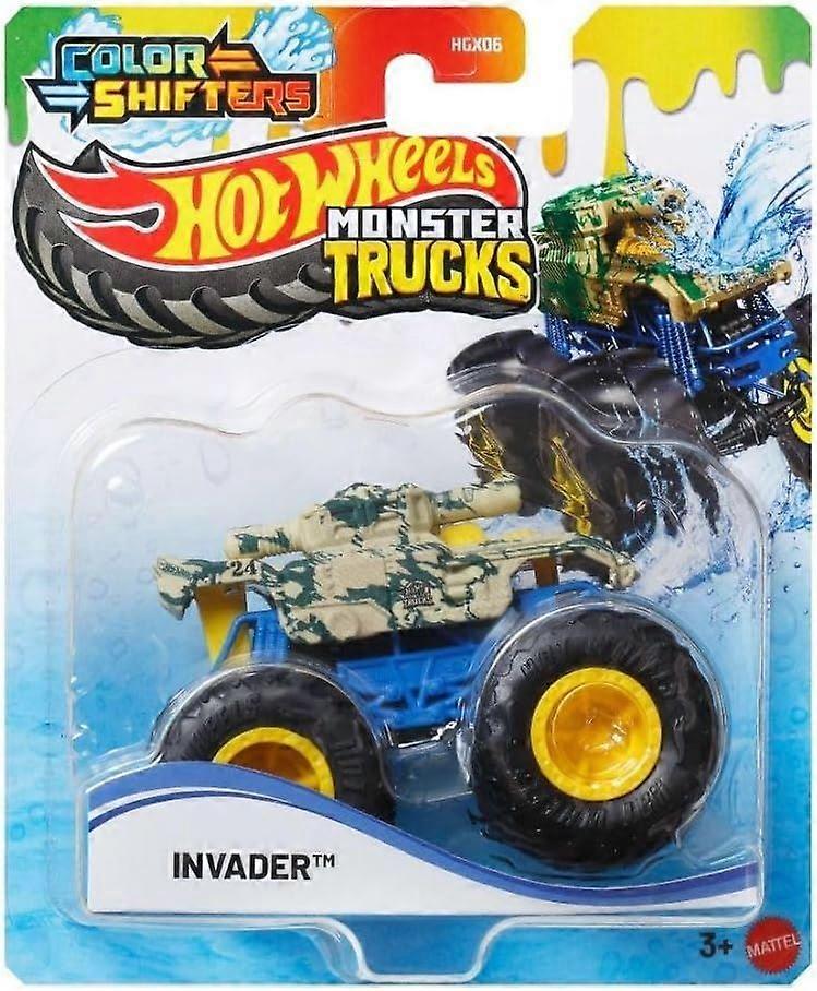 Hot Wheels - Monster Trucks Colour Shiffter - (Invader) Toy