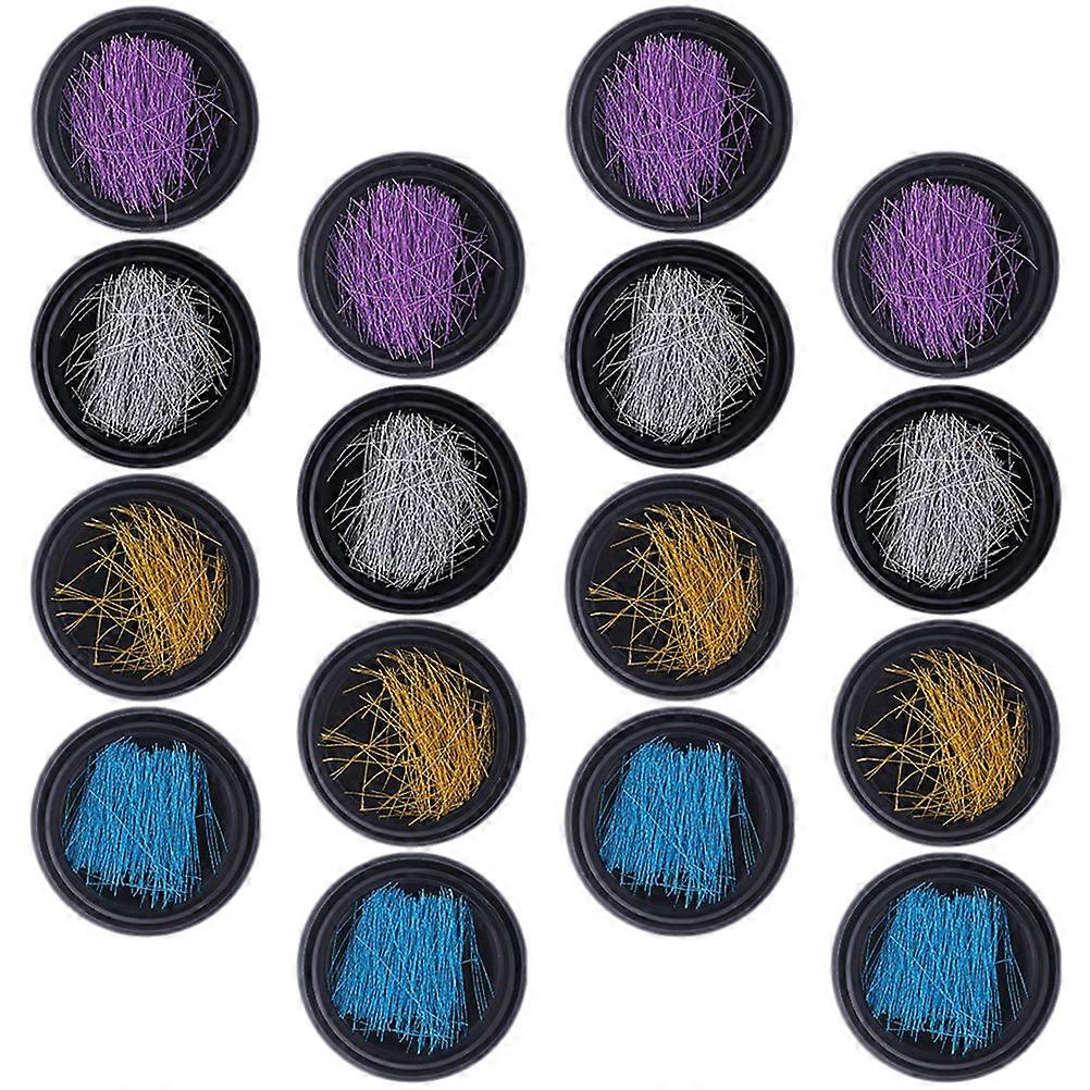 Nail 32 Boxes Decorative Fingernails Assorted Color Chic 32Boxes