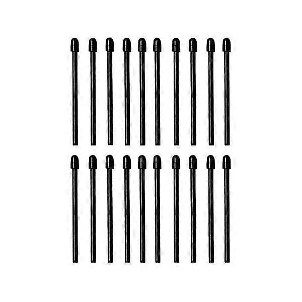 (20-pack) Marker Pen Tips/Nibs for Remarkable 2 Stylus Pen Replacement Soft Tips/Nibs Black-WELLNGS