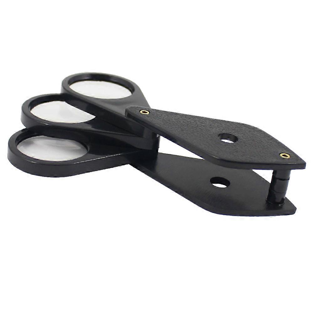 Foldable Handheld Magnifier for Reading with Acrylic Lens 4x Magnification