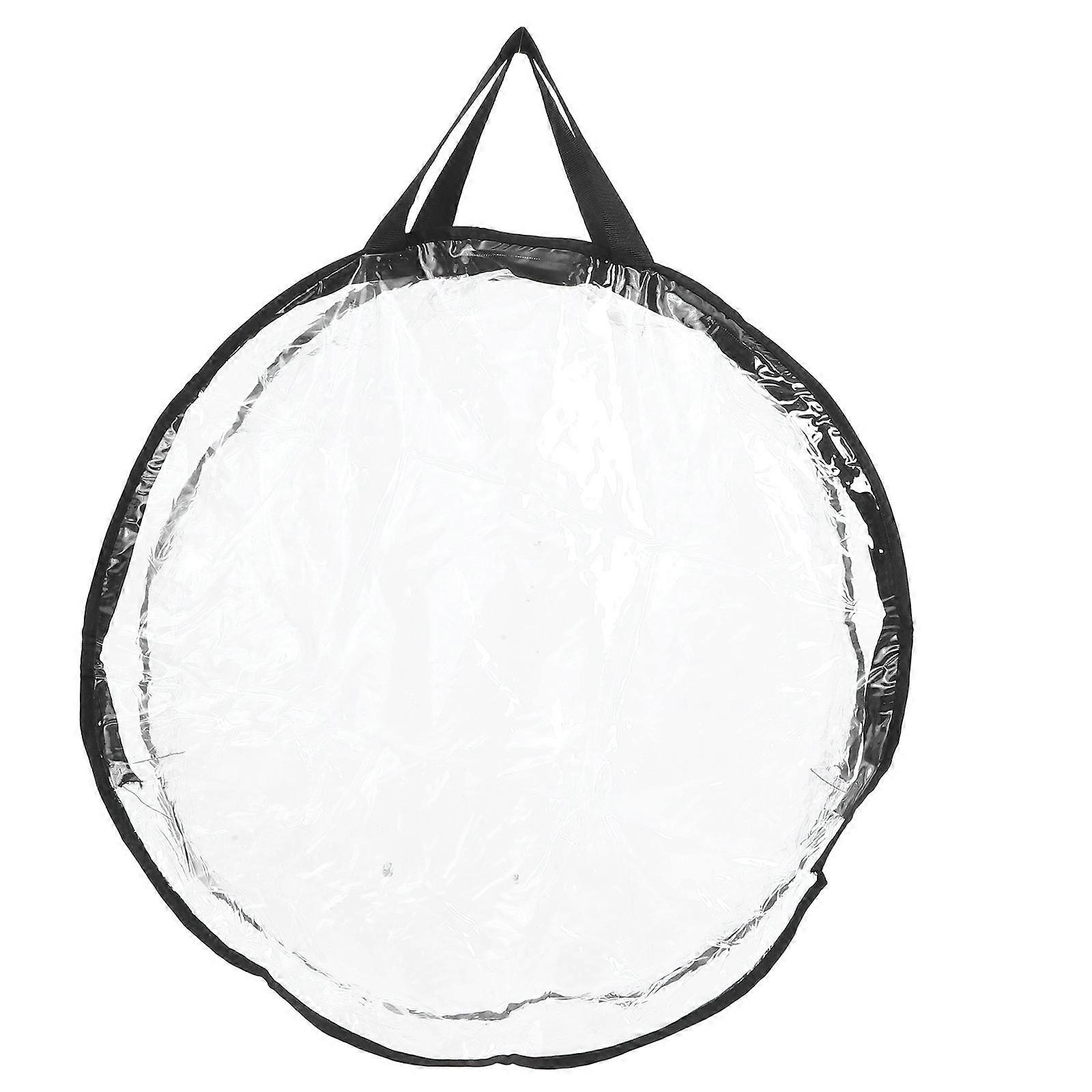 Foldable Christmas Wreath Wrapping Storage Bag With Round Shape Suitable For Decorators Waterproof 1Set