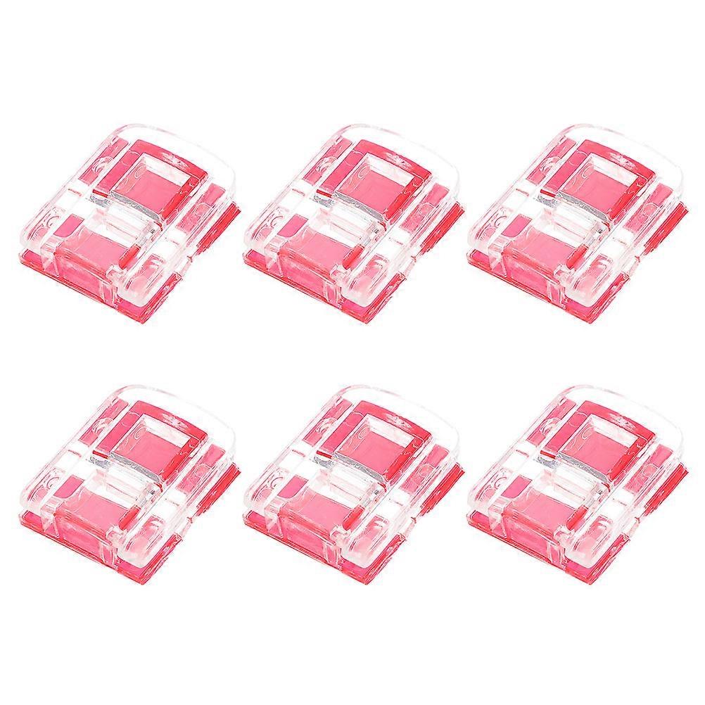 Transparent Acrylic Cabinet Door Locks for Boxes with Self-Adhesive 6Pcs