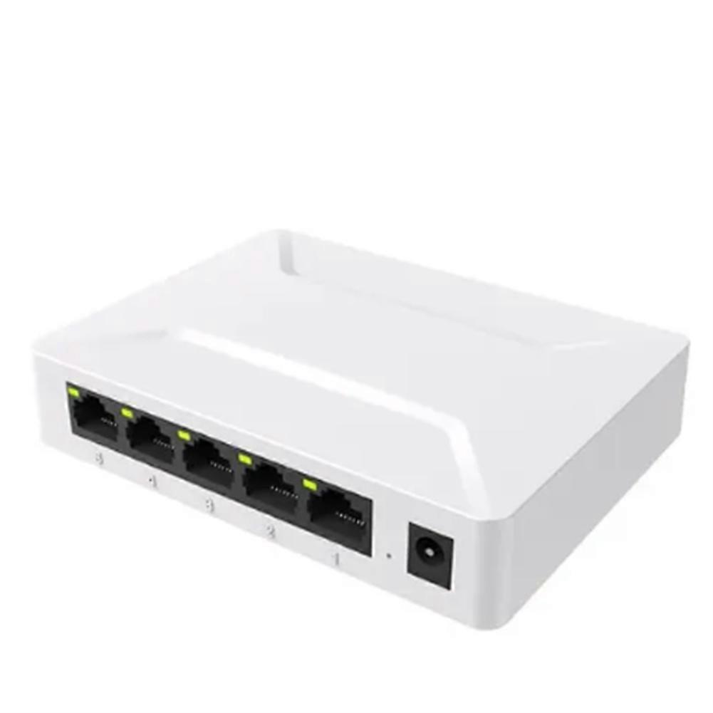 Network Switch 5 Port 100/1000Mbps Gigabit Network Ethernet Switch Adapter Fast RJ45 Ethernet Switcher LAN Hub US Plug