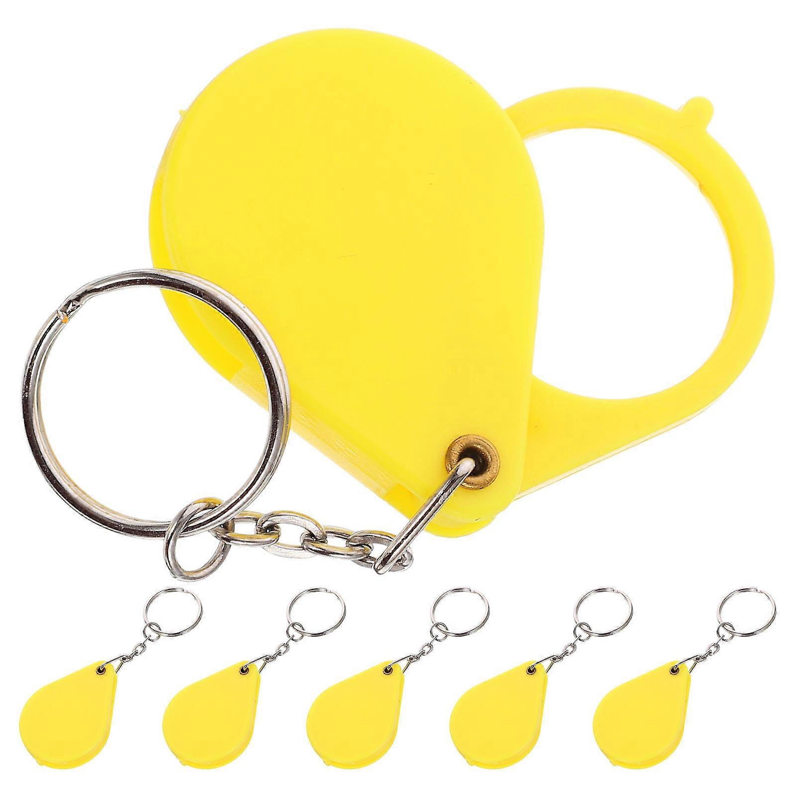 Handheld Magnifier Key Ring for Education Use 30Pcs