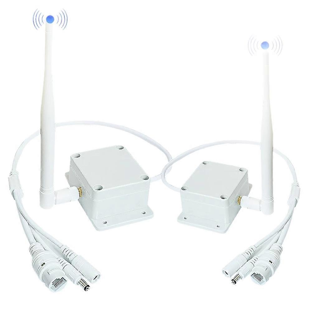 1 to 1 Long Distance 1.2KM Wireless WIFI Transmission Sender AP Receiver Wire 5MP 8MP PTZ IP Camera Ethernet KIT