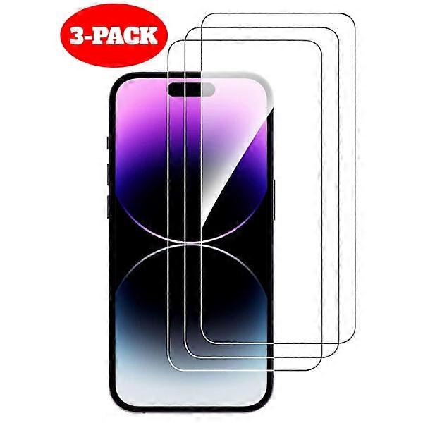 [3-PACK] compatible with iPhone 16 Tempered Glass Screen Protector