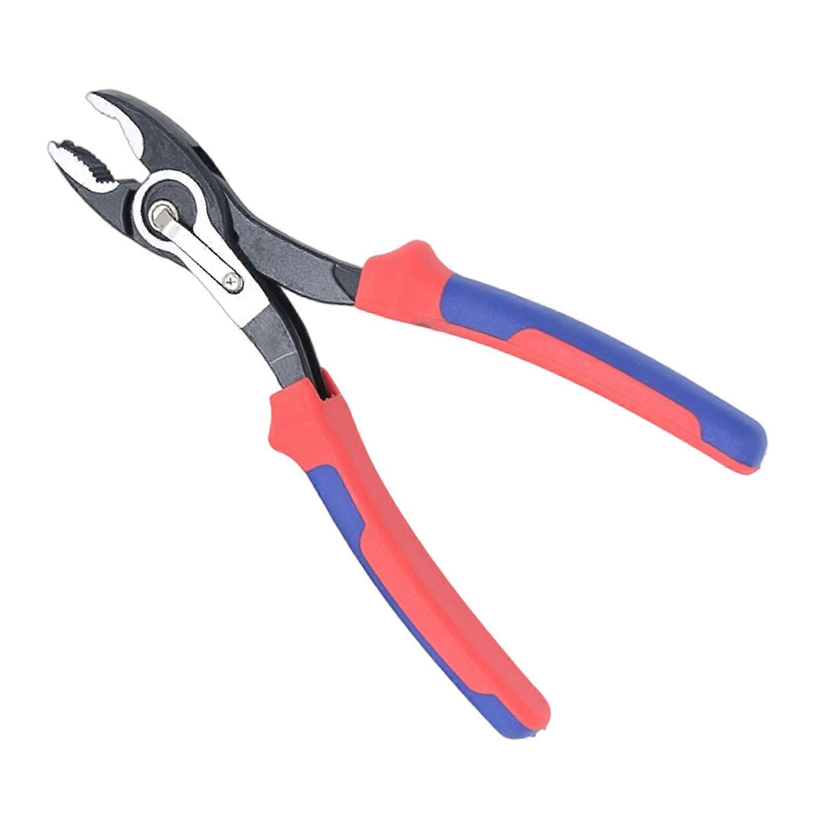 MultiPosition Adjustable Slip Joint Pliers Steel Construction with 5gear Opening Nail Puller Function Ergonomic Design Multicolor