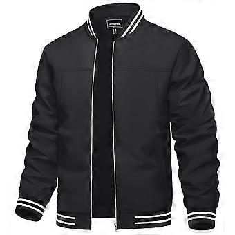 Herren-Bomberjacke, leichte Sportjacke, Freizeitjacke für Frühling und Herbst, Windbreaker