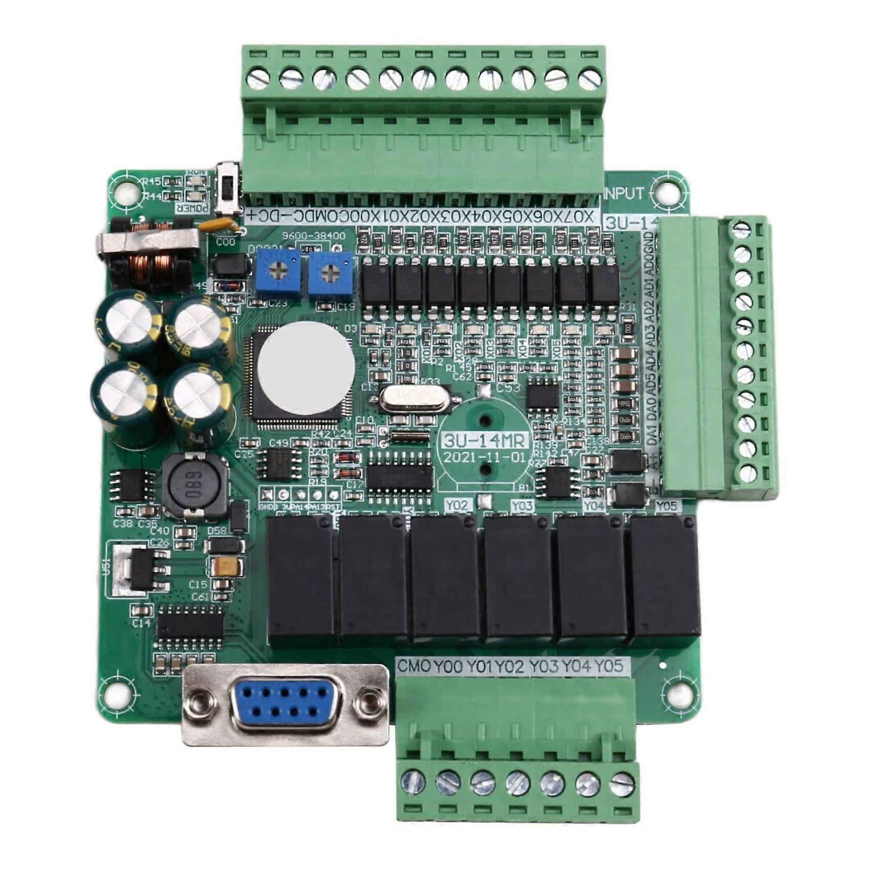 FX3U-14MR High Speed with Analog Programmable Controller PLC Industrial Board FX3U-14MR