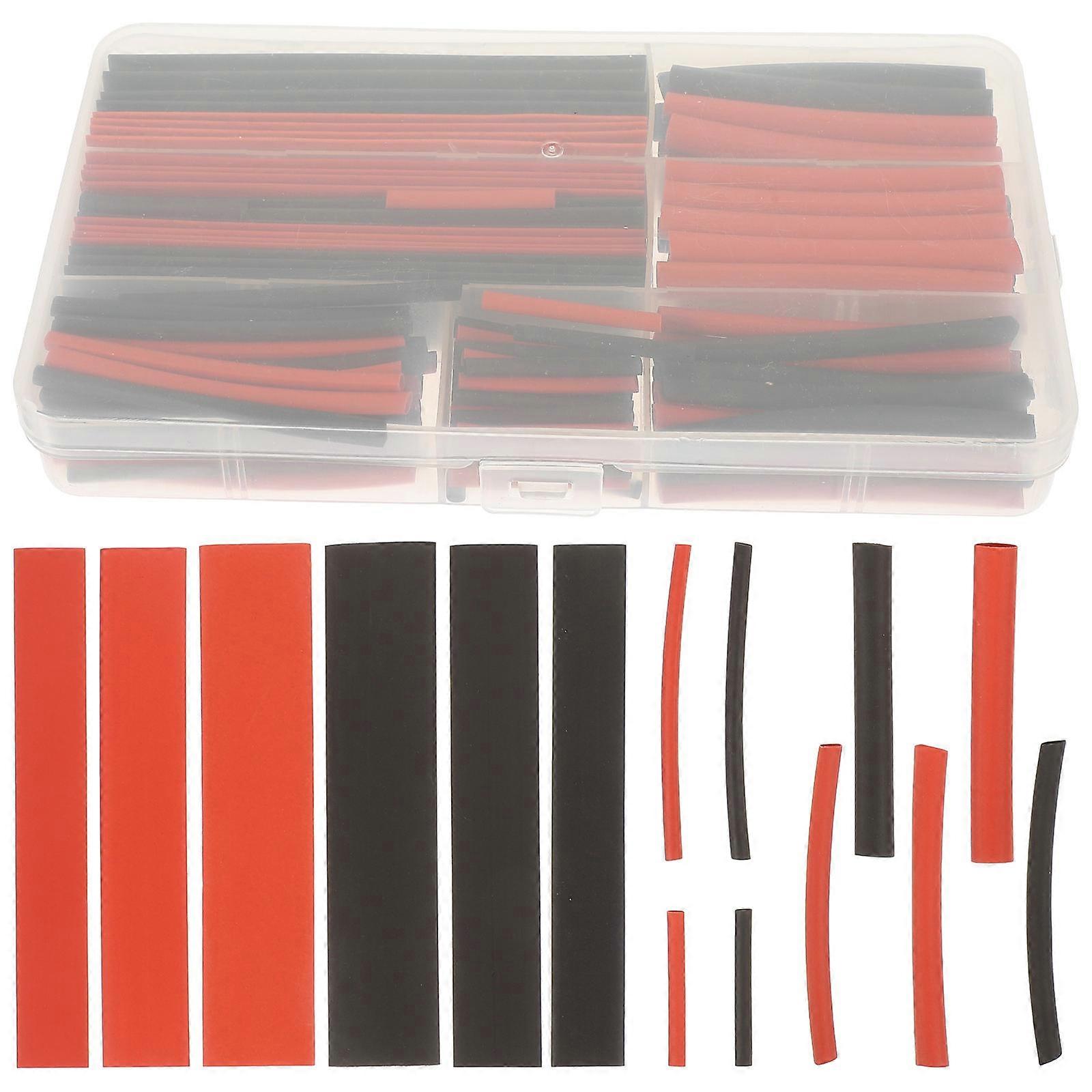 Heat Shrink Tubing Polyolefin Tubes with 2:1 Shrink Function 150Pcs Kit