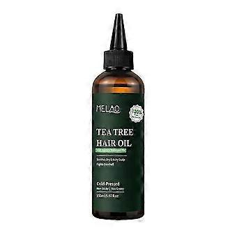 2025 Tea Tree Oil for Hair | With Jojoba & Grapeseed Oils | Soothes Itchy Scalp & Fights Dandruff | Cold Pressed | Non Greasy | 150ml
