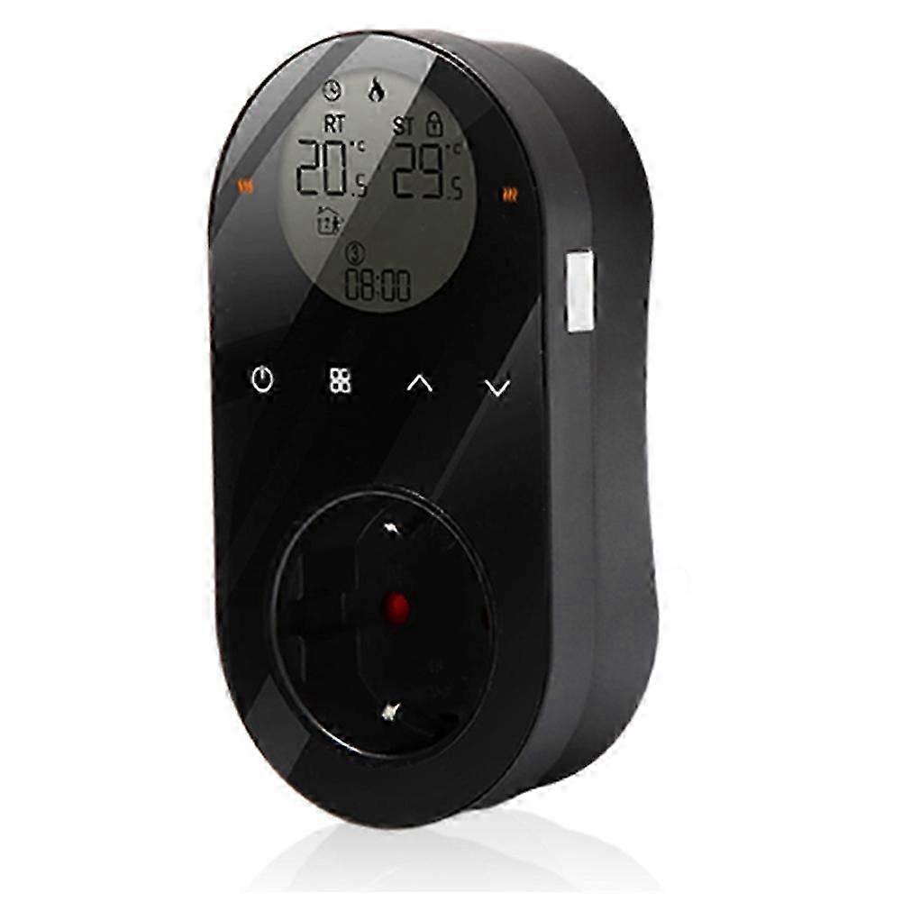 WiFi Smart LED Thermostat Plug Outlet Digital Energy Plug 16A Remote Control Temperature Controller EU Plug Edition 1226