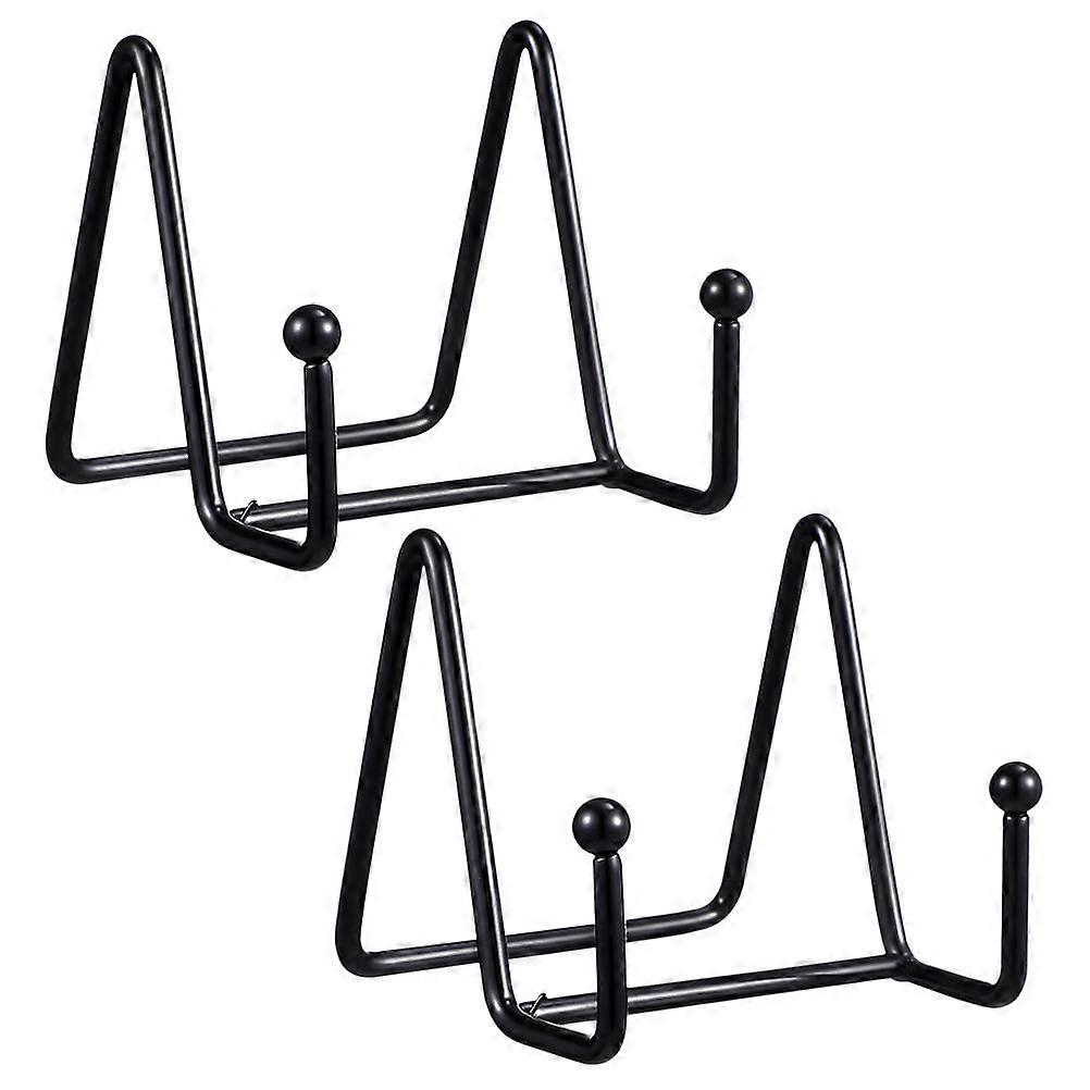 Decorative Plate Holders Multi-Function Photo Stands for 8Pcs Display