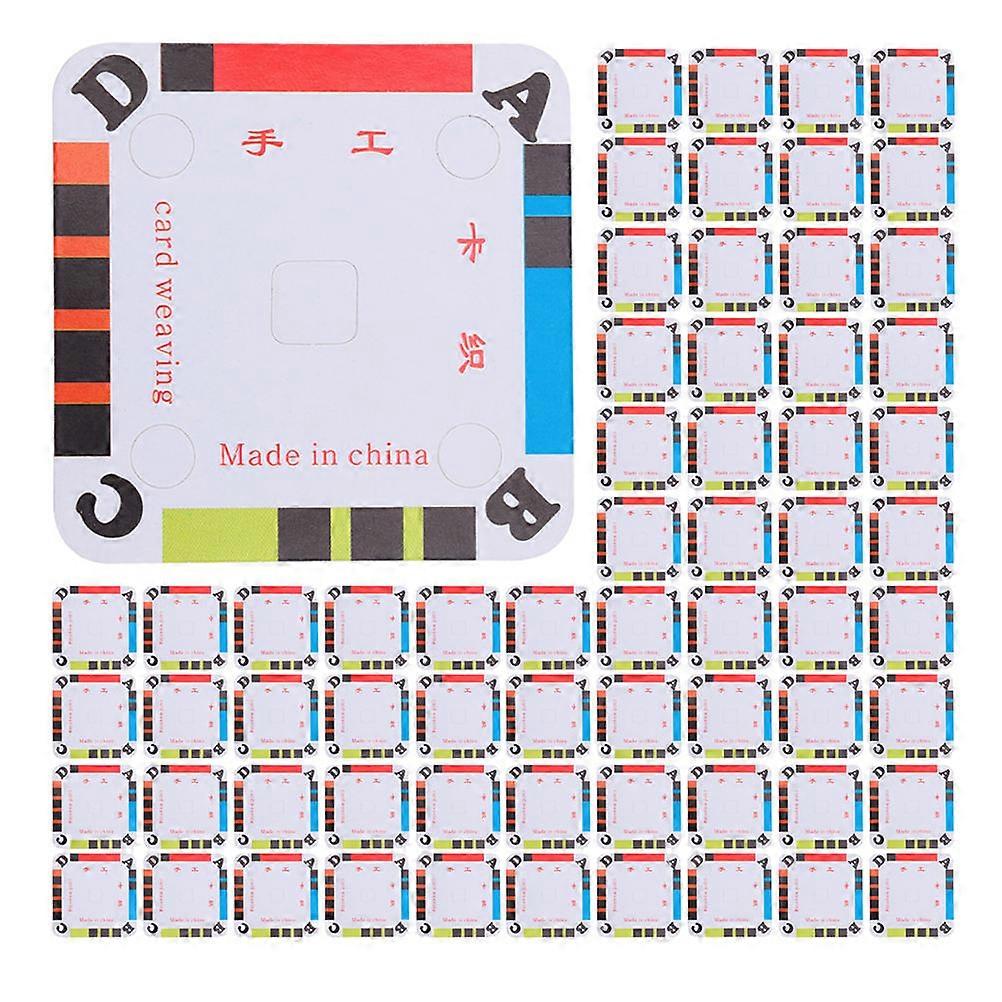 DIY Weaving Card Kits Tablet Weaving Tools for 300Pcs Craft Projects
