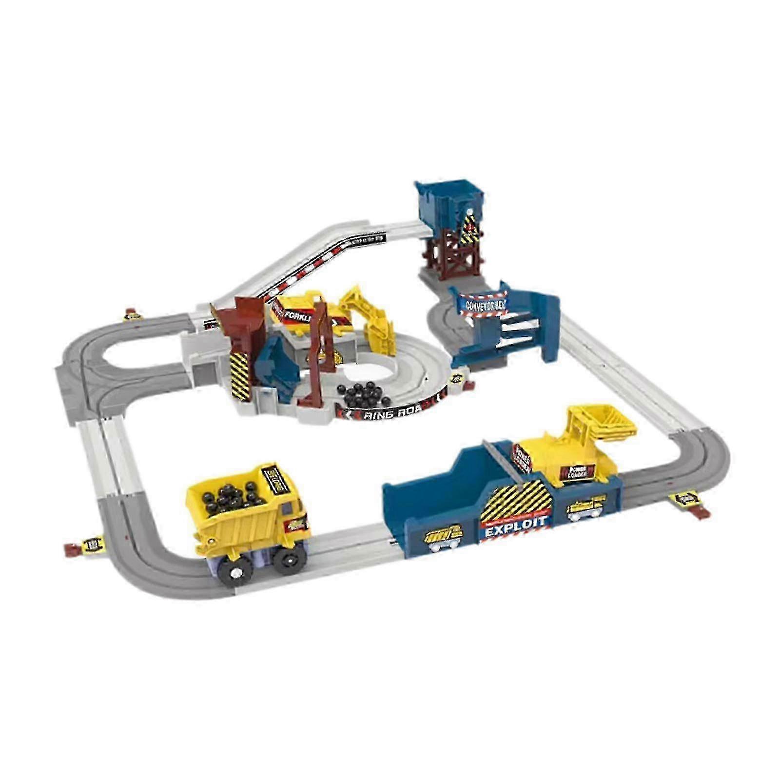 2025 Quarry Engineering Train Set Engineering Rail Car Playset Educational