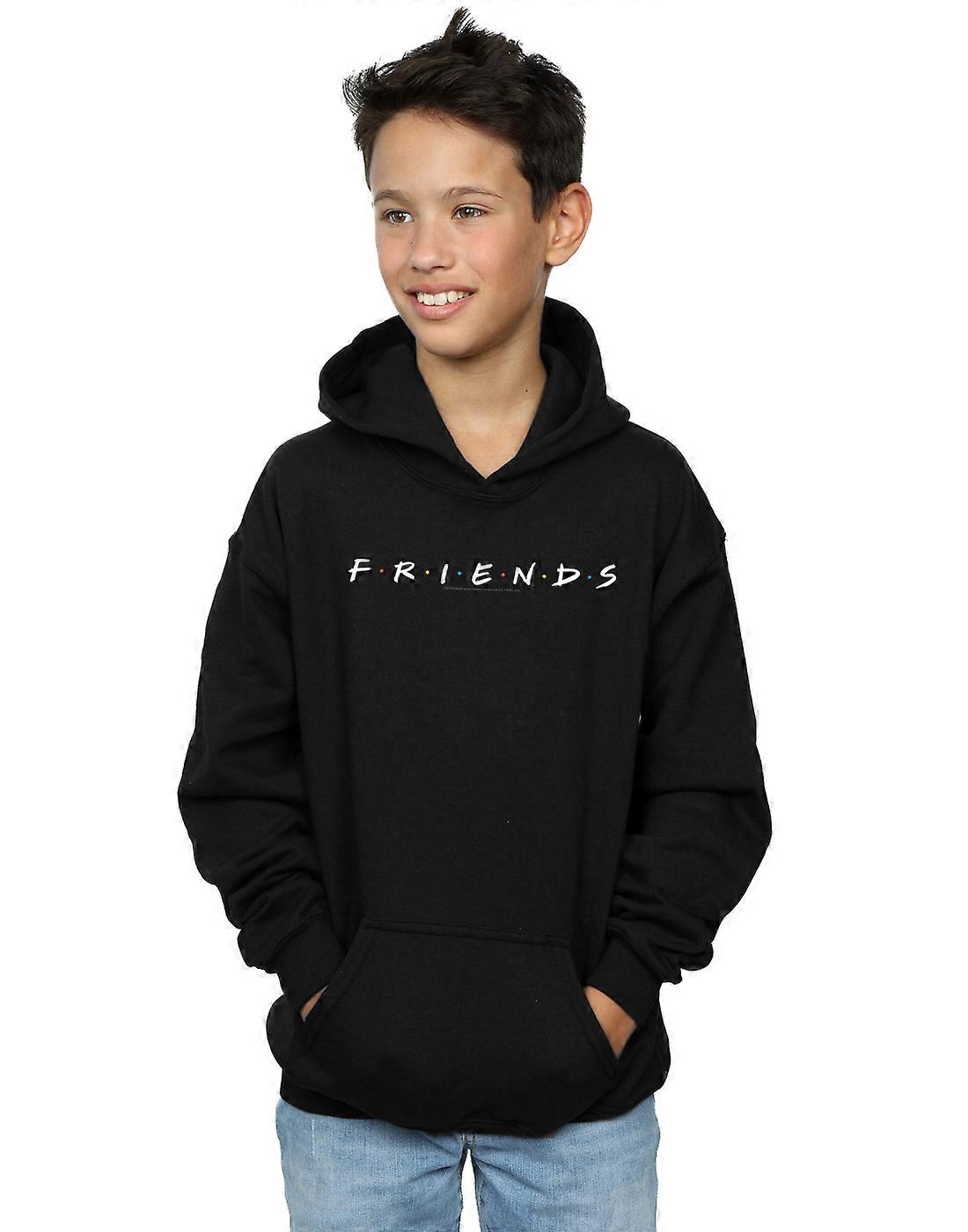 Amis garçons texte Logo Hoodie