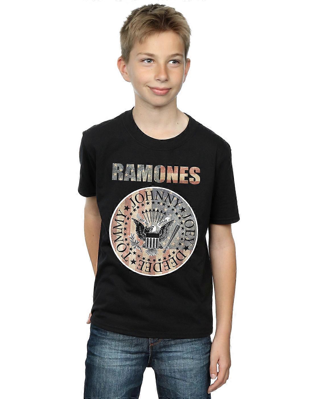 Ramones Boys Flag Seal T-Shirt
