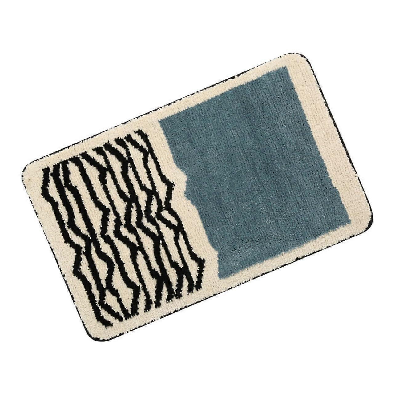 Absorbent Bath Mat Quick Drying NonSlip Bathroom Rug Simple Neutral Style Easy to Clean