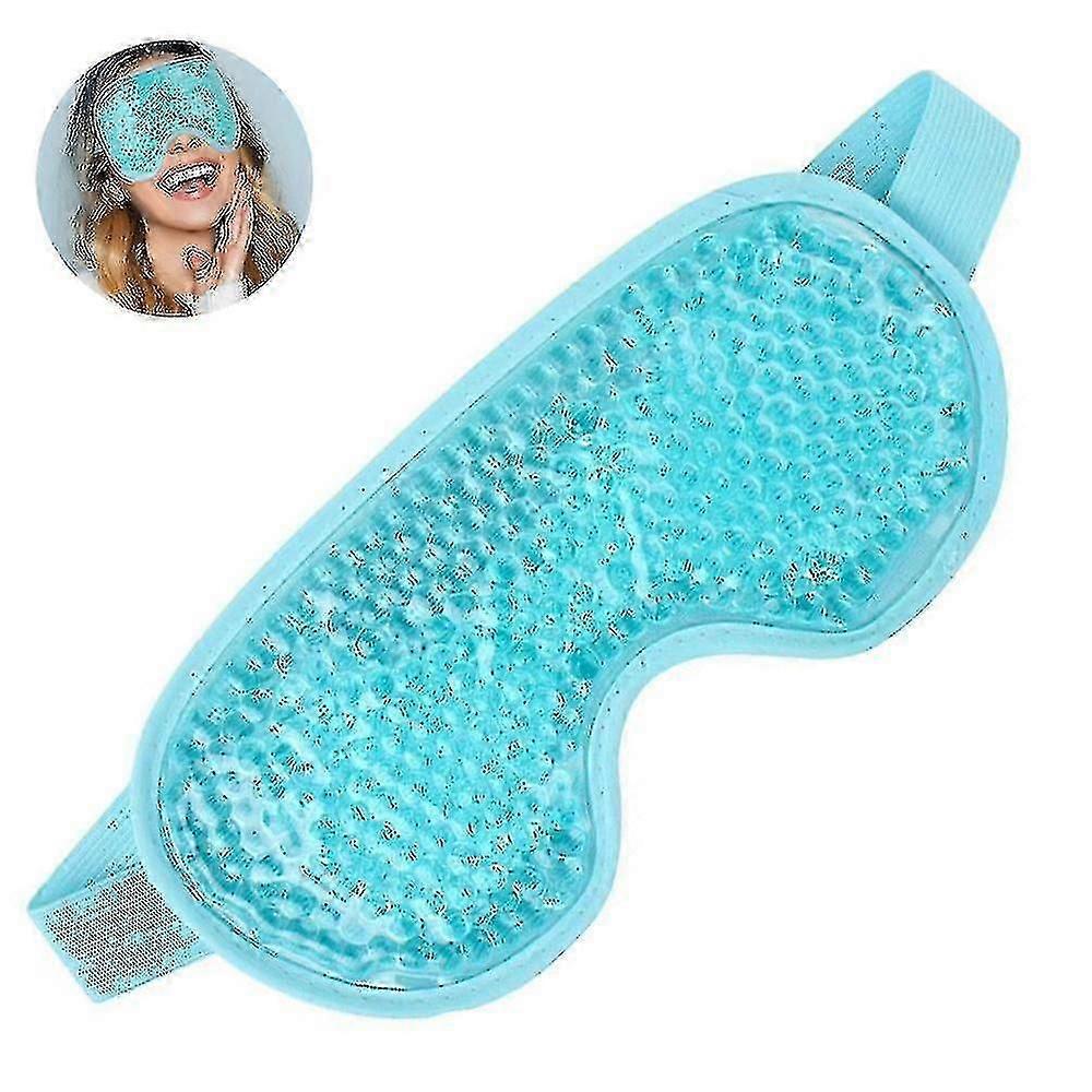 Eye Mask,reusable Beads Ice Pack,hot Cold Therapy,adjustable Strap