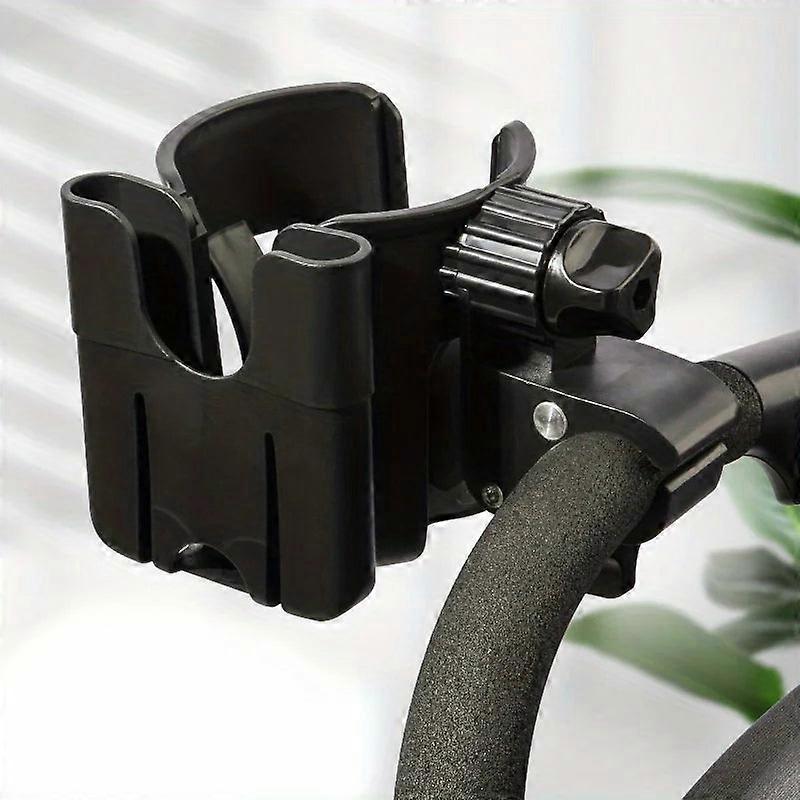 Universal 2-in-1 Stroller Cup & Phone Holder, Bottle Holder For Wheelchairs &