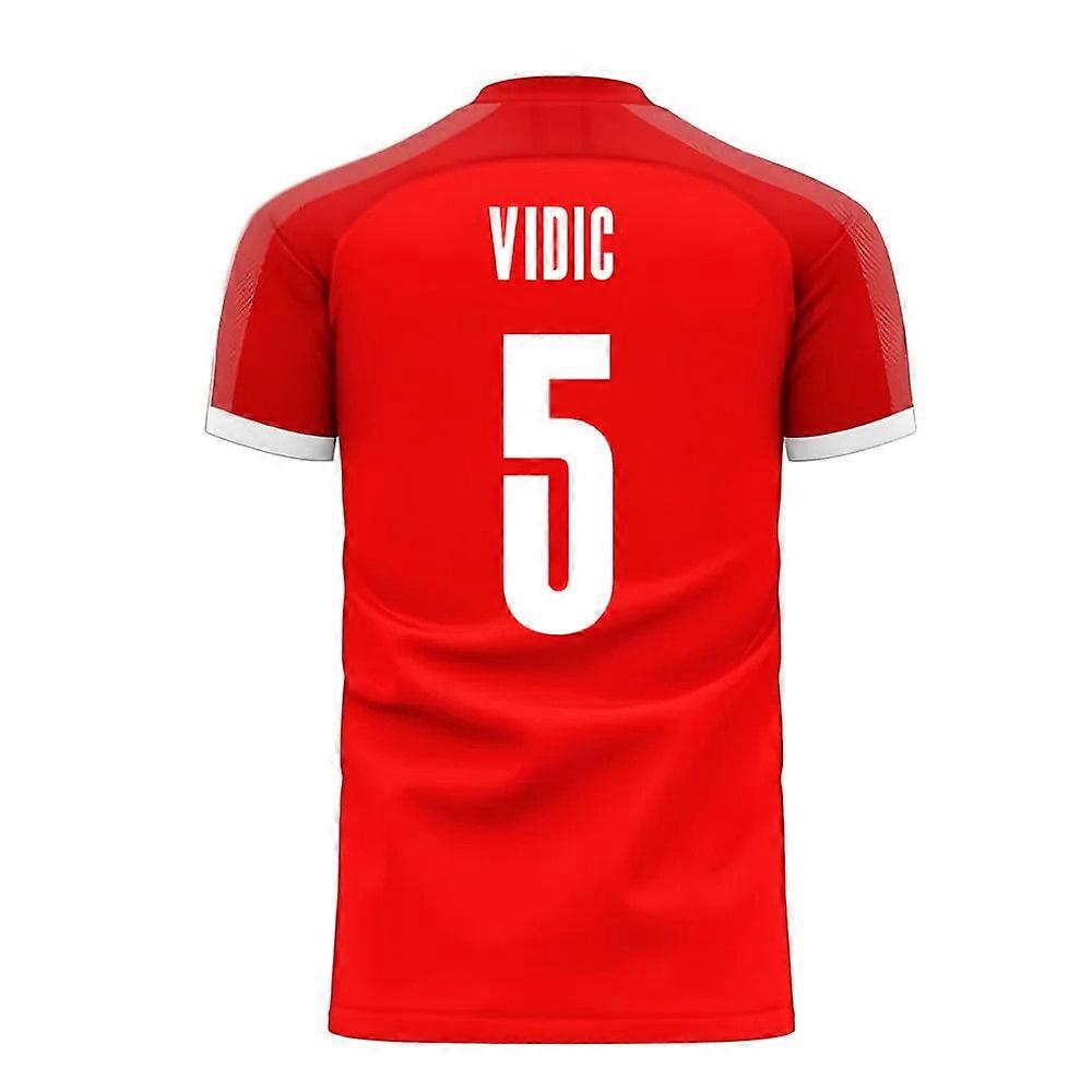 Serbia 2025-2026 Home Concept Football Kit (Libero) (VIDIC 5)