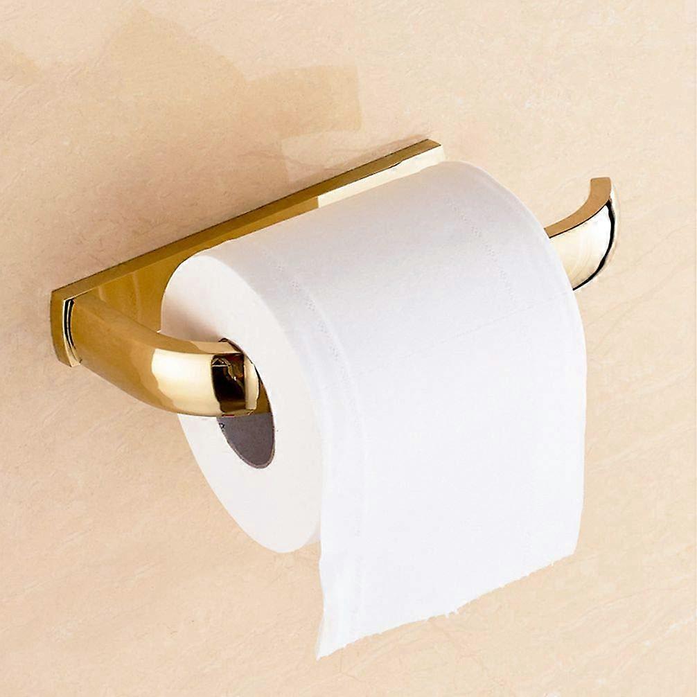 Bathroom Towel Rack Wall Mounted Copper with Golden Finish, Rust Resistant and SpaceSaving Design