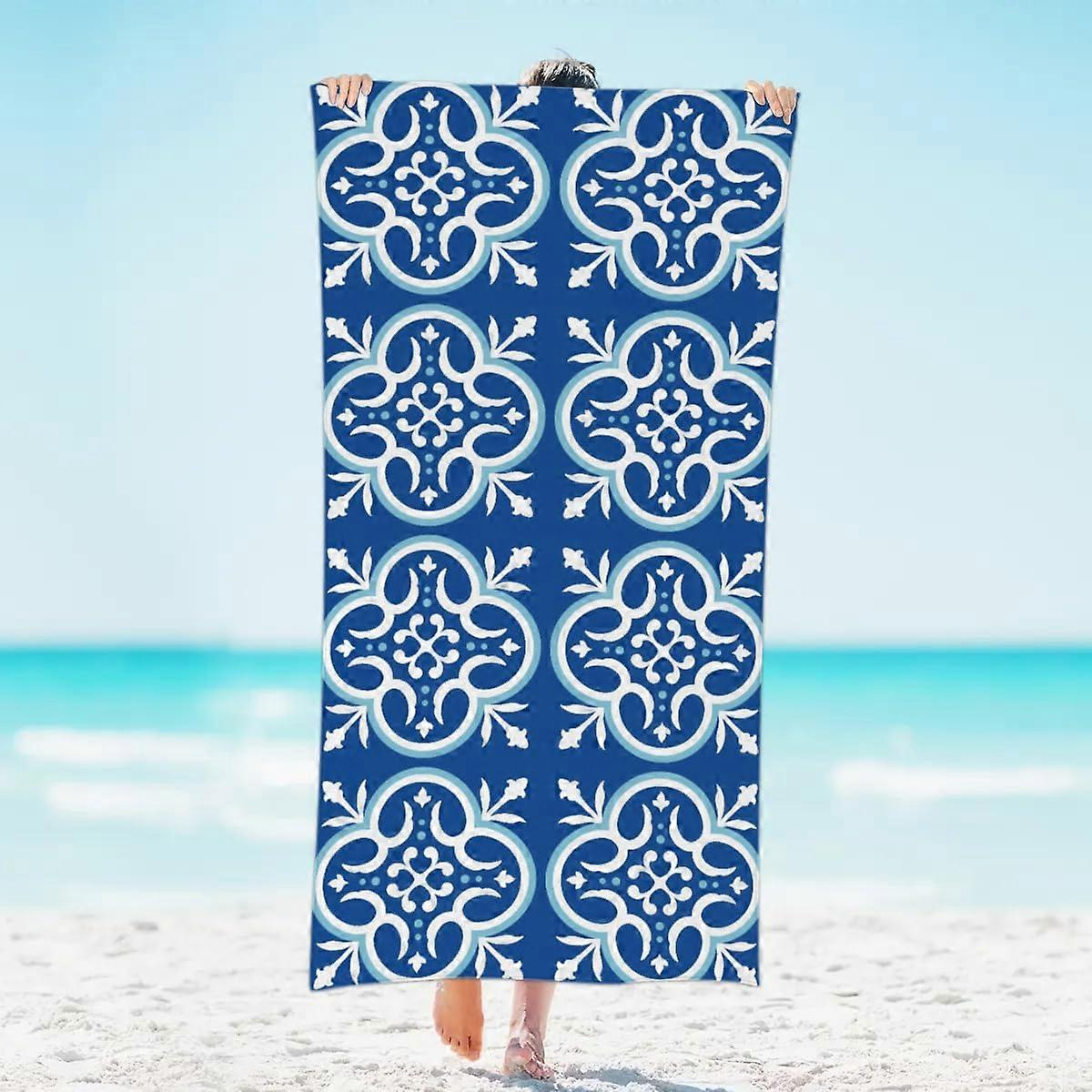 Oversized Sand  Microfiber Beach Towel Quick Dry Lightweight for Travel Swimming Camping