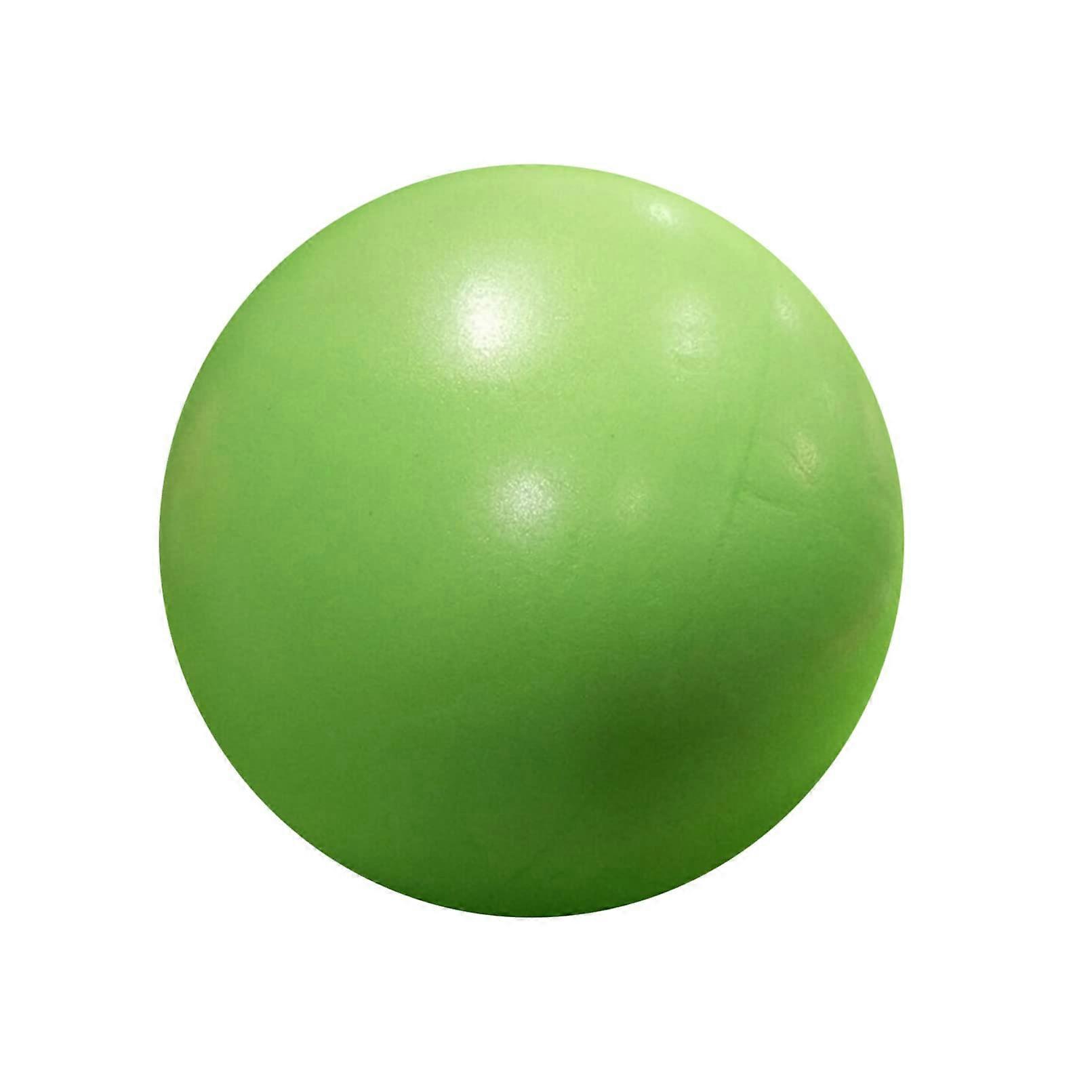 Mini Pilates Ball for Core Strength and Stability Training, Green Inflatable Exercise Ball