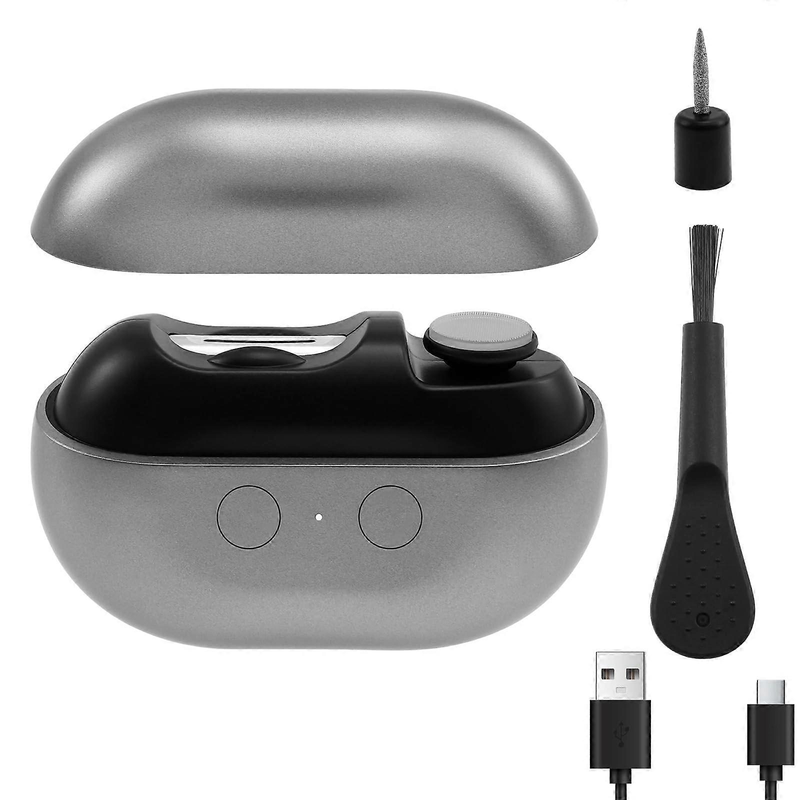 Electric Nail Clipper with LED Light and Smart Sensor, Rechargeable Nail File for Thick Nails