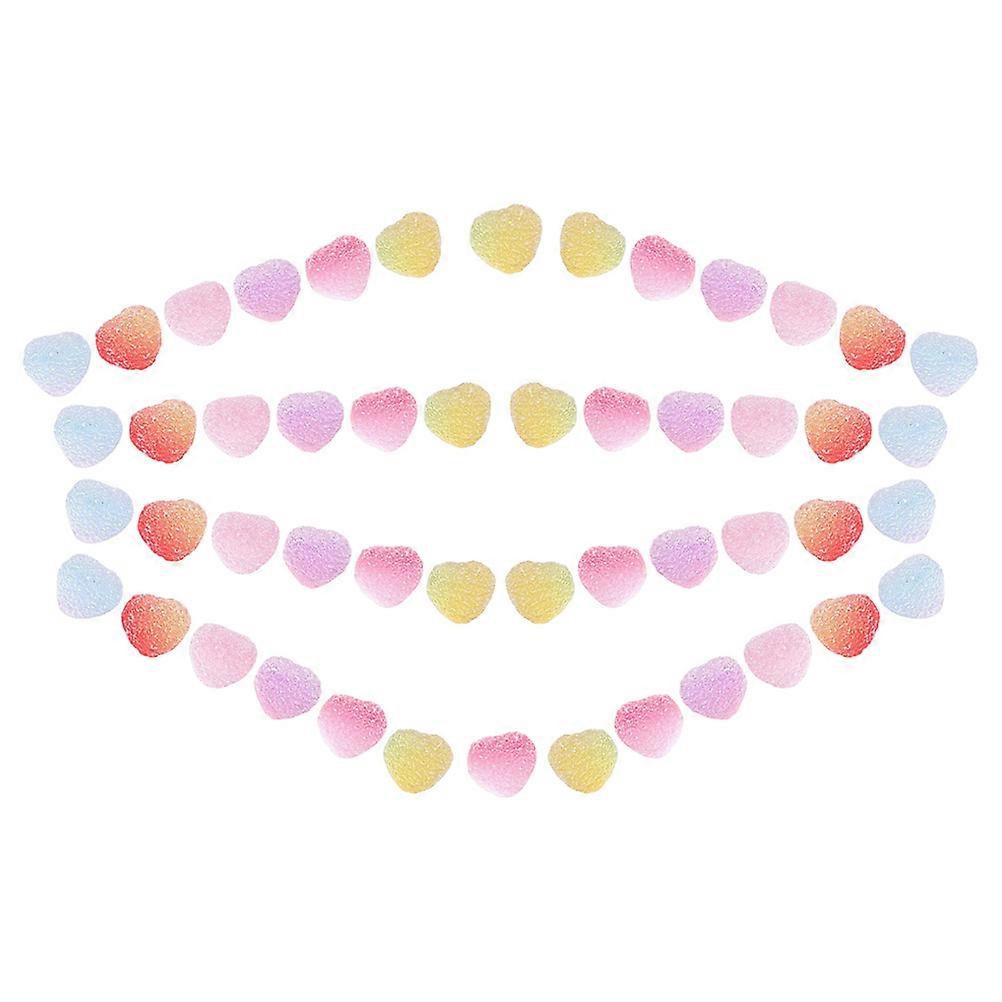 Decorative Candies Decor Soft Candy Ornaments for Crafts 60Pcs Assorted