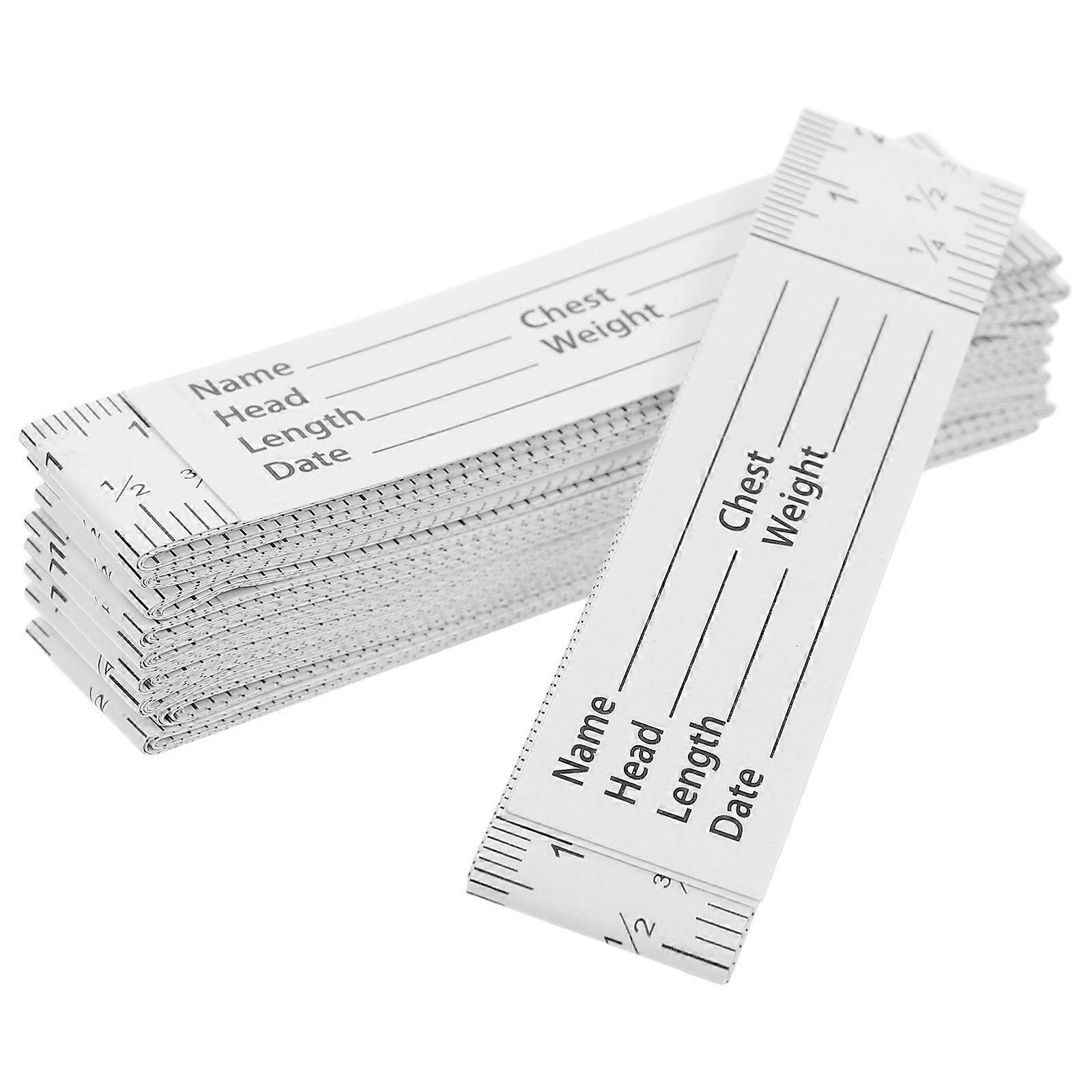 Measuring Tape Ruler Paper Ruler with Precise Scale 10Pcs for School