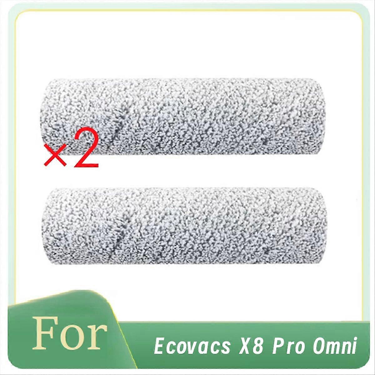 2 Roller Rags for X8 Pro Omni Enhanced Cleaning