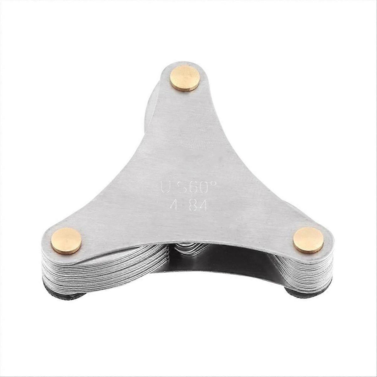 Thread Plug Gage 60 and 55 Degree Screw Pitch Measuring Tool A