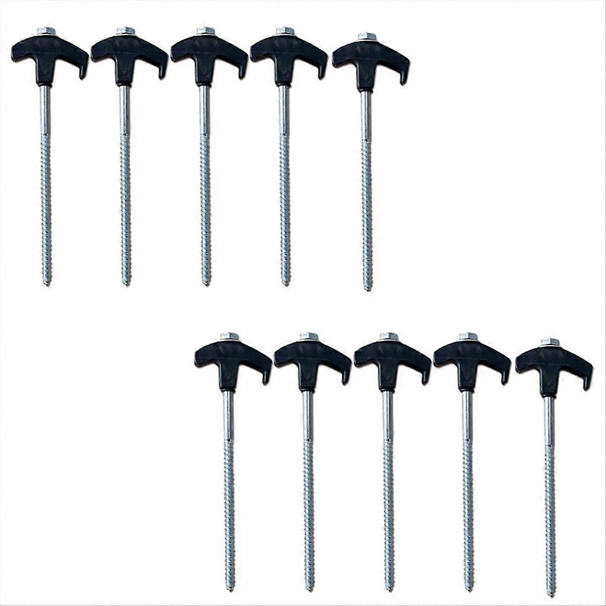 Black Screw-type tent spikes, tent spikes