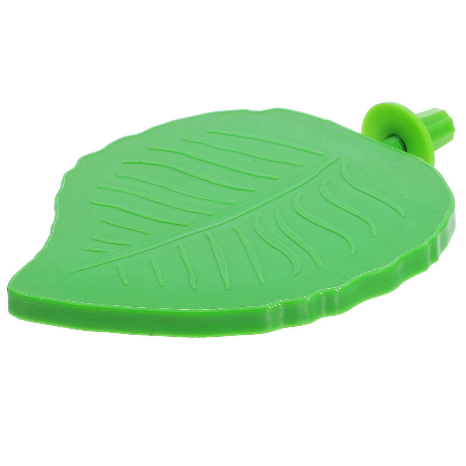 Bird Play Stand Parrot Perch Platform with Leaf Shape Design 4Pcs for Cage