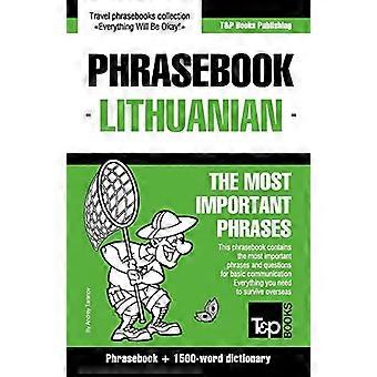 Guide de conversation anglais-lituanien et dictionnaire de 1500 mots