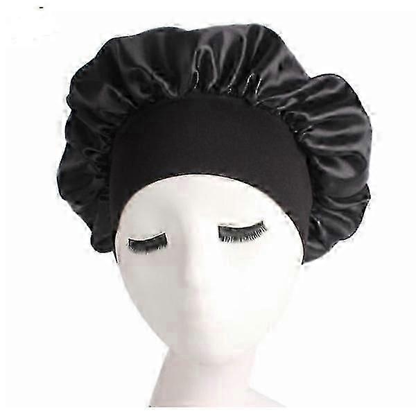 Sleep cap - Satin bonnet - Sleep Cap Black