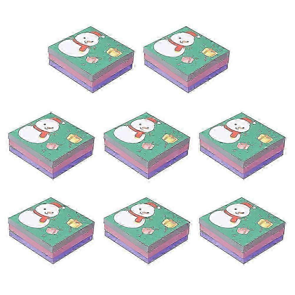 Note Stickers Cartoon Notes Daily Use Item Multi-Colored Square Note Taking 8Pcs