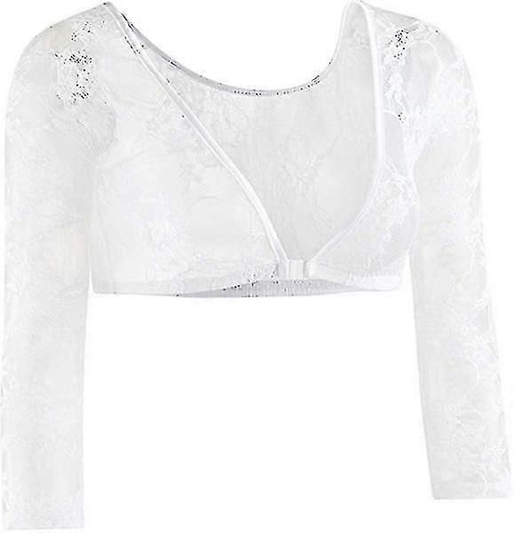 Ärmar Blommig spets Solsjalärmar