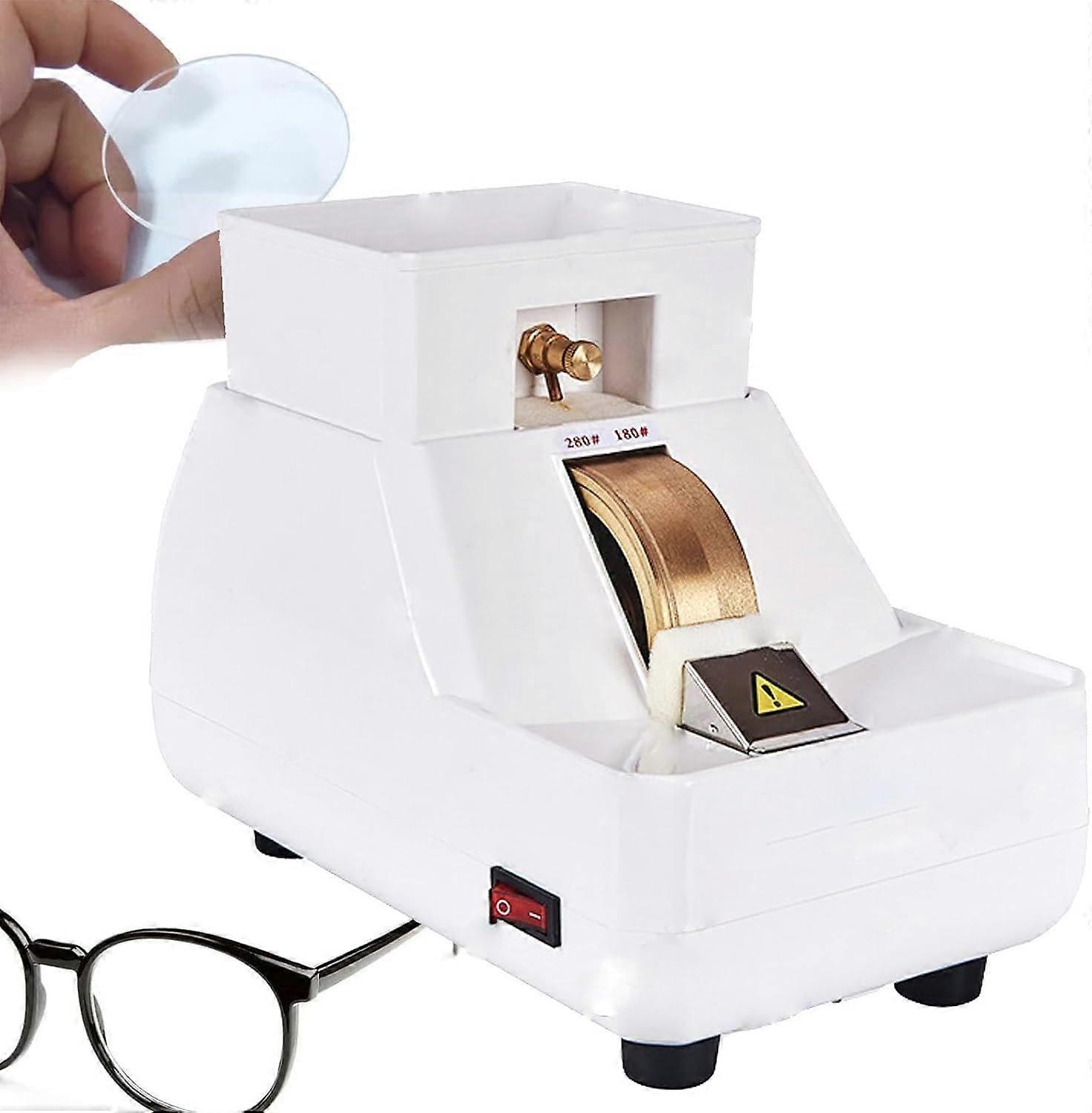 Manual Lens Grinder with Integrated Polishing Wheel for Precision Optical Lens Processing