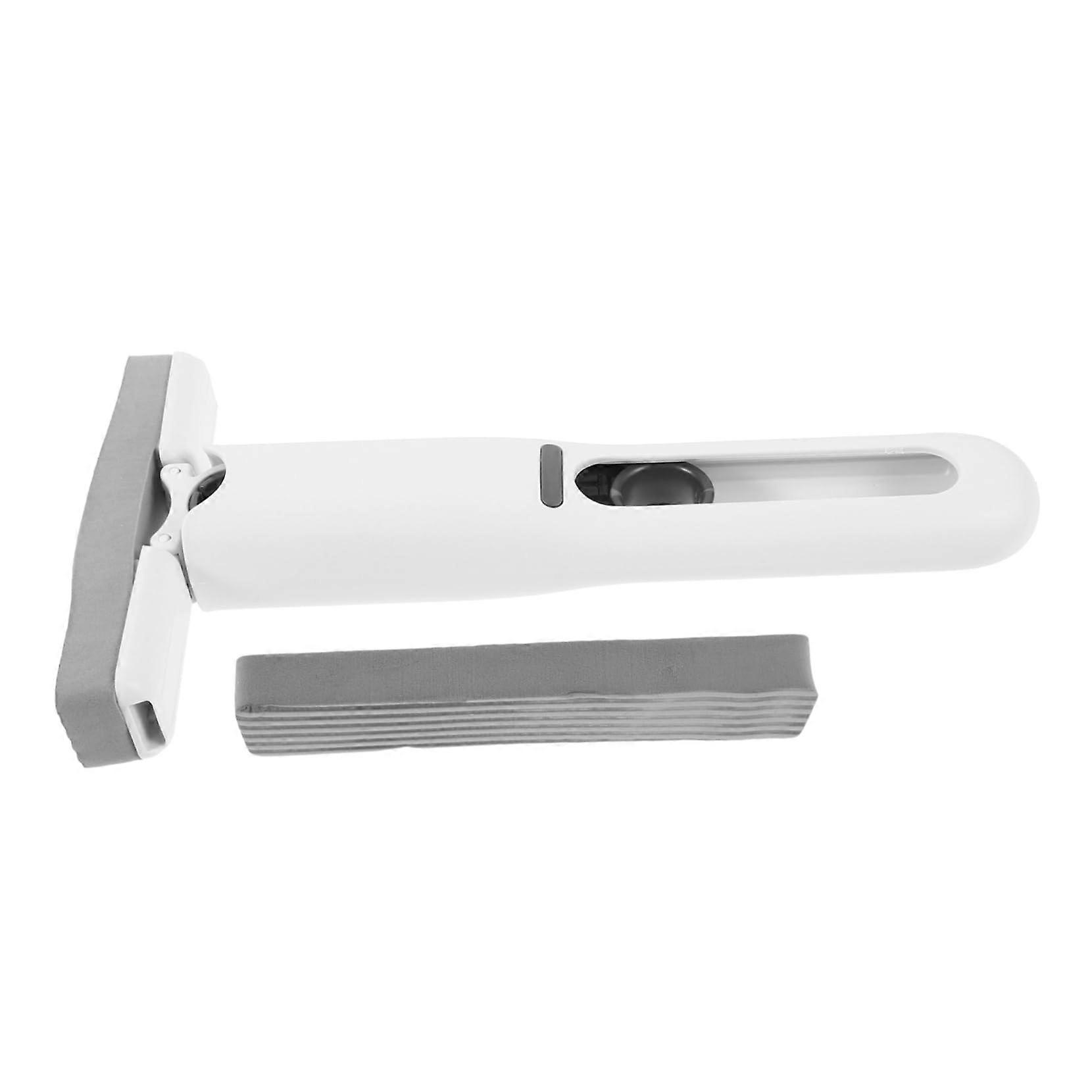 Self Squeeze Sponge Mop with Replaceable Head, Compact Mini Mop for Kitchen Bathroom Car Cleaning