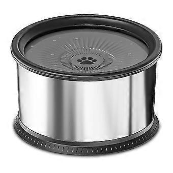 Dog Water Bowl 6.5L 1.6 Gallon Stainless Steel Anti Spill Anti Slip Slow Feeder with Filter for Dogs Cats Multi Pet Households